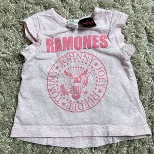 Ramones T-Shirt Baby Pink 4-6 Months